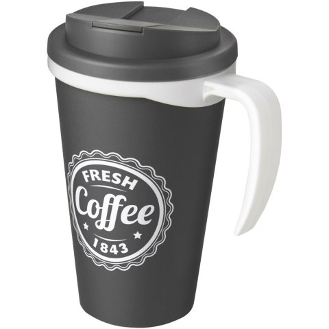 Americano® Grande 350 ml mug with spill-proof lid szary (21042114) Americano® Grande 350 ml mug with spill-proof lid szary (21042114)