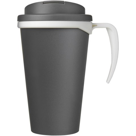 Americano® Grande 350 ml mug with spill-proof lid szary (21042114) Americano® Grande 350 ml mug with spill-proof lid szary (21042114)