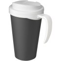 Americano® Grande 350 ml mug with spill-proof lid szary, biały (21042113)