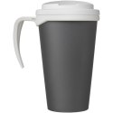 Americano® Grande 350 ml mug with spill-proof lid szary, biały (21042113)