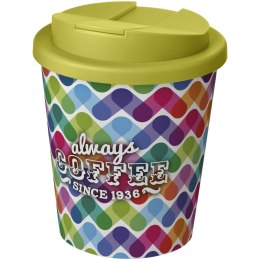 Brite-Americano® Espresso 250 ml tumbler with spill-proof lid biały, limonka (21069805)