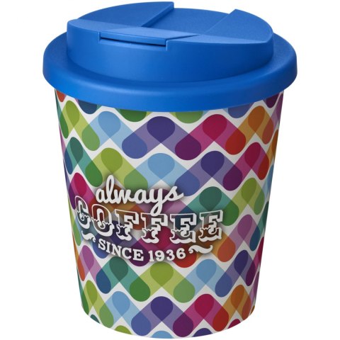 Brite-Americano® Espresso 250 ml tumbler with spill-proof lid biały, średnioniebieski (21069807)