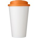 Kubek Brite-Americano® 350 ml z wieczkiem zapobiegającym rozchlapaniu biały, pomarańczowy (21069708)