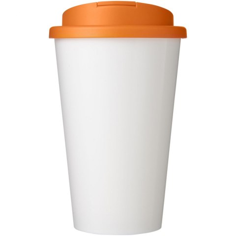 Kubek Brite-Americano® 350 ml z wieczkiem zapobiegającym rozchlapaniu biały, pomarańczowy (21069708) Kubek Brite-Americano® 350 ml z wieczkiem zapobiegającym rozchlapaniu biały, pomarańczowy (21069708)