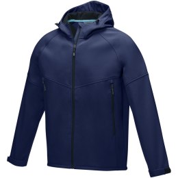 Męska kurtka softshell Coltan z materiałów z recyclingu z certyfikatem GRS granatowy (37504492)