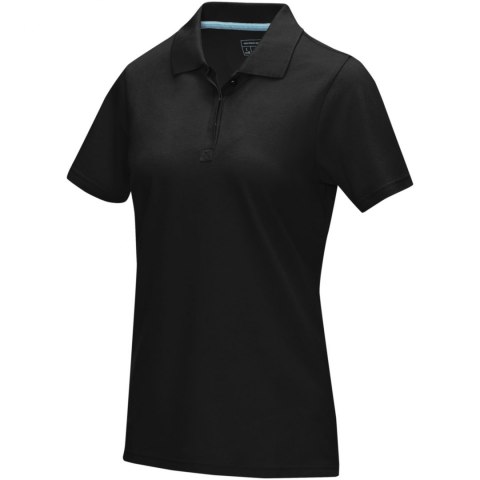 Damska organiczna koszulka polo Graphite z certyfikatem GOTS czarny (37509990) Damska organiczna koszulka polo Graphite z certyfikatem GOTS czarny (37509990)