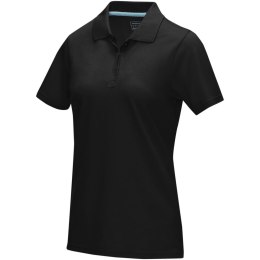 Damska organiczna koszulka polo Graphite z certyfikatem GOTS czarny (37509991)