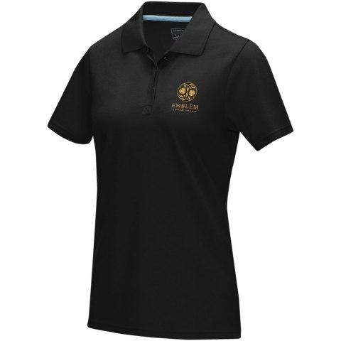 Damska organiczna koszulka polo Graphite z certyfikatem GOTS czarny (37509993) Damska organiczna koszulka polo Graphite z certyfikatem GOTS czarny (37509993)
