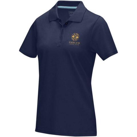 Damska organiczna koszulka polo Graphite z certyfikatem GOTS granatowy (37509494) Damska organiczna koszulka polo Graphite z certyfikatem GOTS granatowy (37509494)