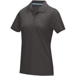 Damska organiczna koszulka polo Graphite z certyfikatem GOTS szary sztormowy (37509890)