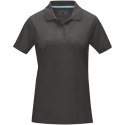 Damska organiczna koszulka polo Graphite z certyfikatem GOTS szary sztormowy (37509890)