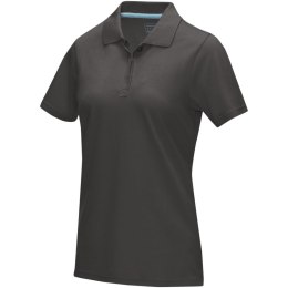 Damska organiczna koszulka polo Graphite z certyfikatem GOTS szary sztormowy (37509891)