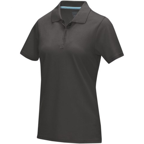 Damska organiczna koszulka polo Graphite z certyfikatem GOTS szary sztormowy (37509891) Damska organiczna koszulka polo Graphite z certyfikatem GOTS szary sztormowy (37509891)