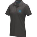 Damska organiczna koszulka polo Graphite z certyfikatem GOTS szary sztormowy (37509891)