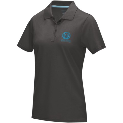 Damska organiczna koszulka polo Graphite z certyfikatem GOTS szary sztormowy (37509892) Damska organiczna koszulka polo Graphite z certyfikatem GOTS szary sztormowy (37509892)