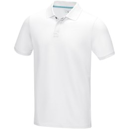 Męska organiczna koszulka polo Graphite z certyfikatem GOTS biały (37508013)