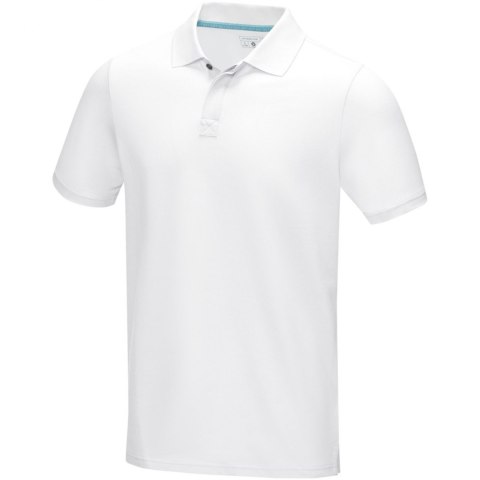 Męska organiczna koszulka polo Graphite z certyfikatem GOTS biały (37508013)
