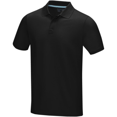 Męska organiczna koszulka polo Graphite z certyfikatem GOTS czarny (37508994) Męska organiczna koszulka polo Graphite z certyfikatem GOTS czarny (37508994)
