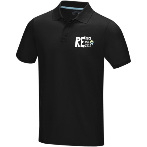 Męska organiczna koszulka polo Graphite z certyfikatem GOTS czarny (37508994) Męska organiczna koszulka polo Graphite z certyfikatem GOTS czarny (37508994)
