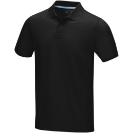 Męska organiczna koszulka polo Graphite z certyfikatem GOTS czarny (37508995)
