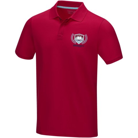 Męska organiczna koszulka polo Graphite z certyfikatem GOTS czerwony (37508250) Męska organiczna koszulka polo Graphite z certyfikatem GOTS czerwony (37508250)