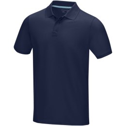 Męska organiczna koszulka polo Graphite z certyfikatem GOTS granatowy (37508492)