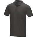 Męska organiczna koszulka polo Graphite z certyfikatem GOTS szary sztormowy (37508895)