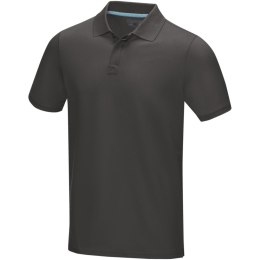 Męska organiczna koszulka polo Graphite z certyfikatem GOTS szary sztormowy (37508895)