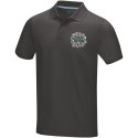 Męska organiczna koszulka polo Graphite z certyfikatem GOTS szary sztormowy (37508895)