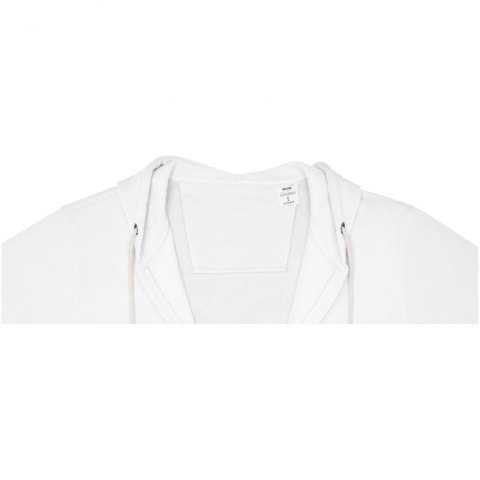 Theron męska zapinana na zamek bluza z kapturem biały (38229010) Theron męska zapinana na zamek bluza z kapturem biały (38229010)
