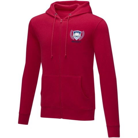 Theron męska zapinana na zamek bluza z kapturem czerwony (38229255) Theron męska zapinana na zamek bluza z kapturem czerwony (38229255)