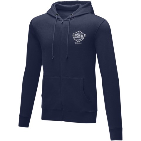 Theron męska zapinana na zamek bluza z kapturem granatowy (38229494) Theron męska zapinana na zamek bluza z kapturem granatowy (38229494)