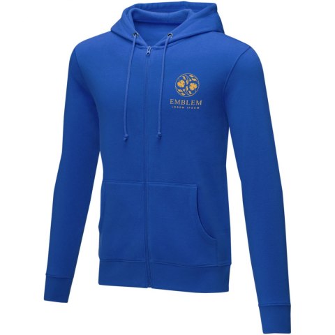 Theron męska zapinana na zamek bluza z kapturem niebieski (38229445) Theron męska zapinana na zamek bluza z kapturem niebieski (38229445)