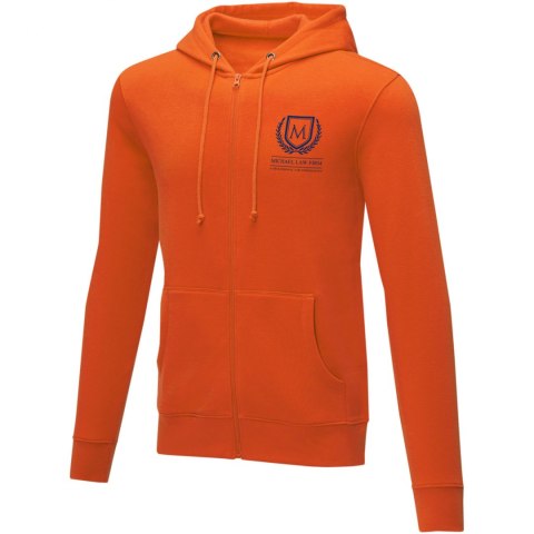 Theron męska zapinana na zamek bluza z kapturem pomarańczowy (38229331) Theron męska zapinana na zamek bluza z kapturem pomarańczowy (38229331)