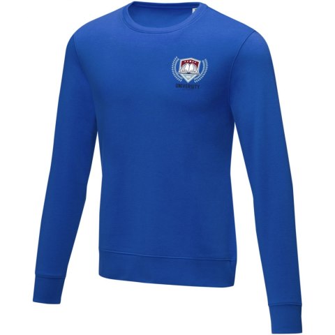 Zenon męska bluza z okrągłym dekoltem niebieski (38231446) Zenon męska bluza z okrągłym dekoltem niebieski (38231446)
