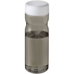 H2O Active® Eco Base 650 ml screw cap water bottle ciemnografitowy, biały (21043501)