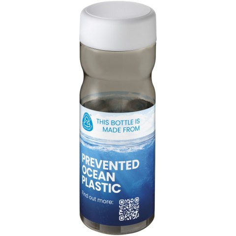 H2O Active® Eco Base 650 ml screw cap water bottle ciemnografitowy, biały (21043501) H2O Active® Eco Base 650 ml screw cap water bottle ciemnografitowy, biały (21043501)