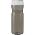 H2O Active® Eco Base 650 ml screw cap water bottle ciemnografitowy, biały (21043501)