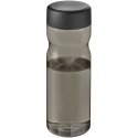 H2O Active® Eco Base 650 ml screw cap water bottle ciemnografitowy, czarny (21043500)