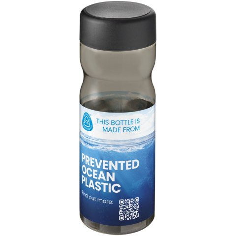 H2O Active® Eco Base 650 ml screw cap water bottle ciemnografitowy, czarny (21043500) H2O Active® Eco Base 650 ml screw cap water bottle ciemnografitowy, czarny (21043500)