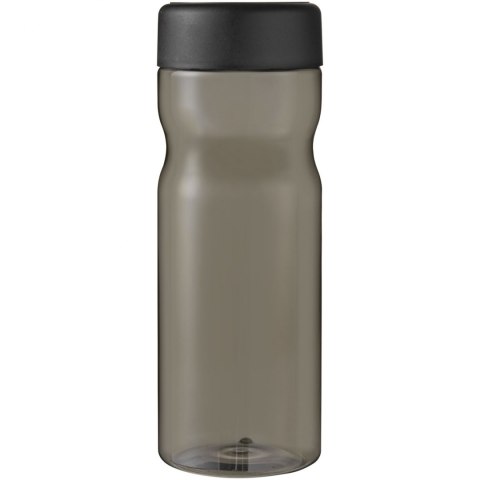 H2O Active® Eco Base 650 ml screw cap water bottle ciemnografitowy, czarny (21043500) H2O Active® Eco Base 650 ml screw cap water bottle ciemnografitowy, czarny (21043500)