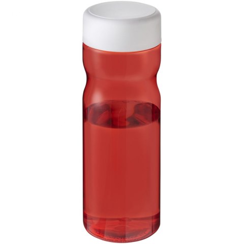 H2O Active® Eco Base 650 ml screw cap water bottle czerwony, biały (21043507)