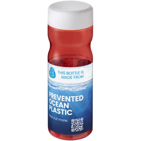 H2O Active® Eco Base 650 ml screw cap water bottle czerwony, biały (21043507) H2O Active® Eco Base 650 ml screw cap water bottle czerwony, biały (21043507)