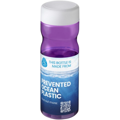 H2O Active® Eco Base 650 ml screw cap water bottle fioletowy, biały (21043509) H2O Active® Eco Base 650 ml screw cap water bottle fioletowy, biały (21043509)