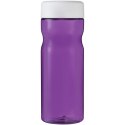 H2O Active® Eco Base 650 ml screw cap water bottle fioletowy, biały (21043509)