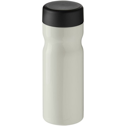 H2O Active® Eco Base 650 ml screw cap water bottle kość słoniowa, czarny (21043511) H2O Active® Eco Base 650 ml screw cap water bottle kość słoniowa, czarny (21043511)
