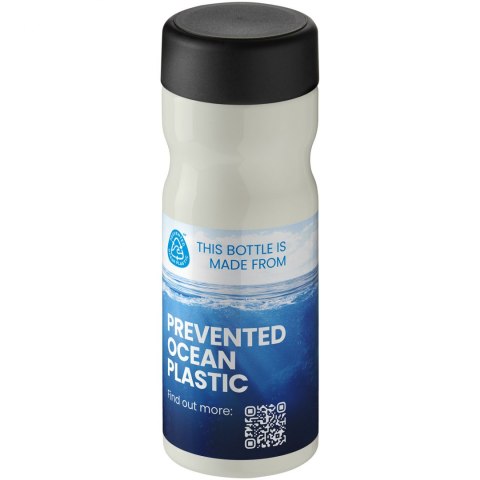 H2O Active® Eco Base 650 ml screw cap water bottle kość słoniowa, czarny (21043511) H2O Active® Eco Base 650 ml screw cap water bottle kość słoniowa, czarny (21043511)