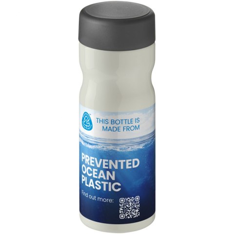 H2O Active® Eco Base 650 ml screw cap water bottle kość słoniowa, szary (21043512) H2O Active® Eco Base 650 ml screw cap water bottle kość słoniowa, szary (21043512)