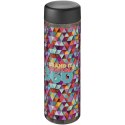 H2O Active® Vibe 850 ml screw cap water bottle ciemnografitowy, czarny (21043012)