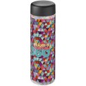 H2O Active® Vibe 850 ml screw cap water bottle przezroczysty, czarny (21043000)